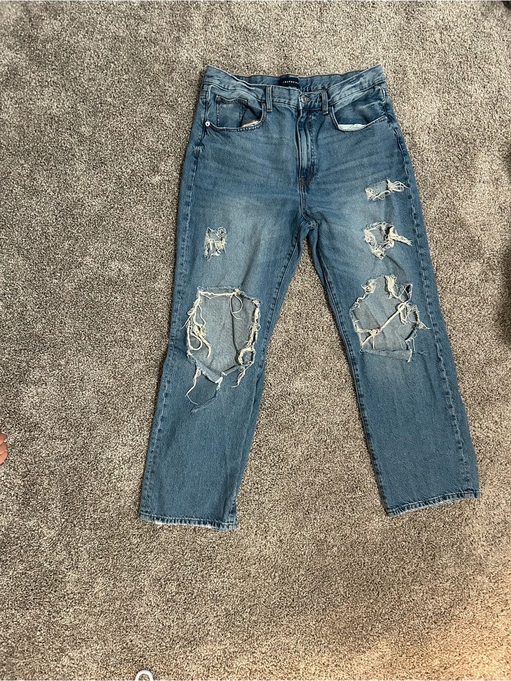 Aeropostale Light Wash Low Rise Skater Jeans